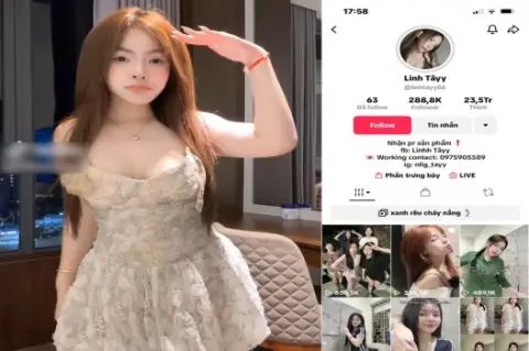 Phim sex Linh Tây tiktoker quyến rũ